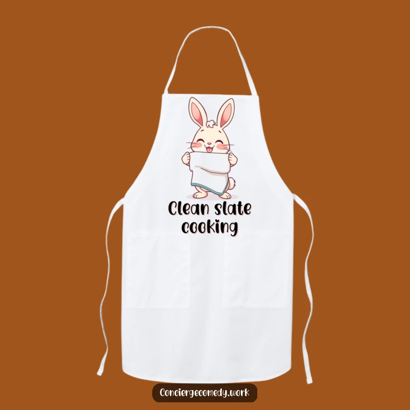 Funny Bunny Towel Apron: Cook with Cheer and Cleanliness