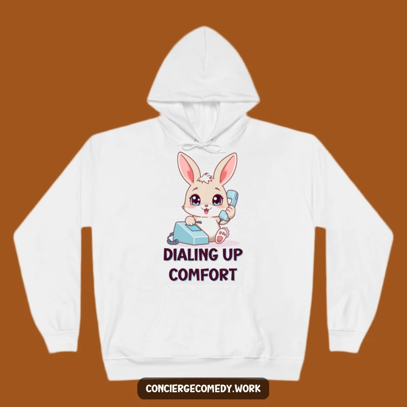Cozy Funny Bunny Call Hoodie: Playful Rabbit Sweatshirt, Perfect Funny Gift