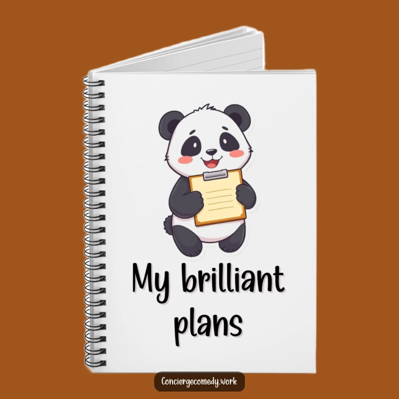 Funny Panda Clipboard Notebook - Record Your Plans with a Smile!